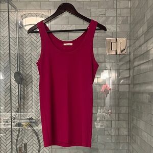 By Malene Birger Fuchsia Tank Top